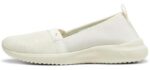 PUMA Womens Adelina, Alpine Snow-PUMA Womens Gold, 11