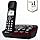 Panasonic 1 Handset Amplified Cordless Phone with Slow Talk, 40dB Volume Boost, 100dB Lound Visual Ringer, Hearing Aid Compatibility, Large Screen and Backlit Keypad, Link2Cell - KX-TGM430B (Black)