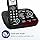 Panasonic 1 Handset Amplified Cordless Phone with Slow Talk, 40dB Volume Boost, 100dB Lound Visual Ringer, Hearing Aid Compatibility, Large Screen and Backlit Keypad, Link2Cell - KX-TGM430B (Black)