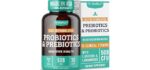 Prebiotics and Probiotics: Lactobacillus Gasseri, Lactobacillus Rhamnosus, Plantarum, Casei, Bifidobacterium longum, lactis, infantis. Probiotic Prebiotic, Pre and Probiotics for Digestive Health.
