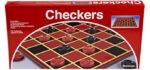 Pressman Checkers -- Classic Game With Folding Board and Interlocking Checkers, 2 Players