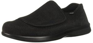 Propét Men's Cush N Foot Shoe, Black, 11 Medium US