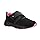 Propét Women's Stability X Strap Shoe, black/berry, 9 Wide US