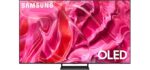 SAMSUNG 77-Inch Class OLED 4K S90C Series Quantum HDR, Dolby Atmos Object Tracking Sound Lite, Ultra Thin, Q-Symphony 3.0, Gaming Hub, Smart TV with Alexa Built-in (QN77S90C, 2023 Model)