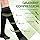 SONORAN Bamboo Viscose Compression Socks for Women & Men (3 Pairs) 15-20 mmHg Knee High Support for Nurses, Travel, Pregnant L/XL（Black&Gray&Dark Blue）