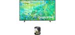 Samsung UN55CU8000 55 inch Crystal UHD 4K Smart TV Bundle with 2 YR CPS Enhanced Protection Pack (2023 Model)