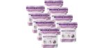 Scrubzz Disposable No Rinse Bathing Wipes - All-in-1 Single Use Shower Wipes, Simply Dampen, Lather, and Dry Without Shampoo or Rinsing (Lavender, 8-Pack)
