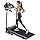 SereneLife - Electric Folding Treadmill Exercise Machine - Smart Compact Digital Workout Fitness Trainer w/ Bluetooth App Sync, Manual Incline Adjustment, For Walking, Running, Gym