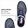 Skechers Women's Summits Hands-Free Slip-Ins – Memory Foam Insole, Heel Pillow, Vegan Materials Sneaker, Navy Purple, 8 Wide
