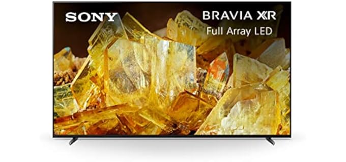 Sony 65 Inch 4K Ultra HD TV X90L Series: BRAVIA XR Full Array LED Smart Google TV with Dolby Vision HDR and Exclusive Features for The PlayStation® 5 XR65X90L- Latest Model,Black