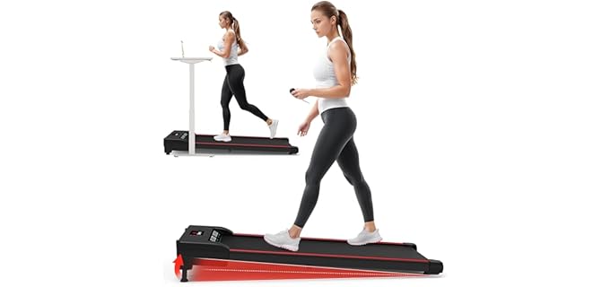 Sperax Walking pad with Incline,Portable Treadmill,Automatic Remote Lift Slope,4 in 1 Incline Walking pad,Under Desk Treadmill for Home Office with Remote Control,2.5HP 320lbs Weight Capacity