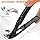 Toenail Clippers for Seniors Thick Toenails, Upgrade Angled Head Large Toe Nail Clippers for Men with Wide Jaw Opening, Sharp Heavy Duty Fingernail Clipper Cutter with Catcher Long Handle -Black