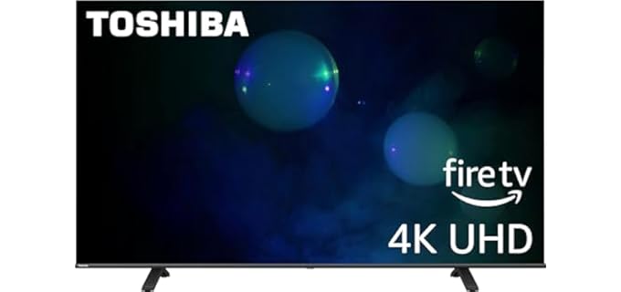 Toshiba 75-inch Class C350 Series LED 4K UHD Smart Fire TV with Alexa Voice Remote (75C350LU, 2024 Model)