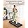 UREVO Smart 2-in-1 Folding Treadmill, Compact Walking Pad with Safety Handle, Plug and Play, Dual LED Display, Workout APP, Walking or Running for Home Office, Remote Included