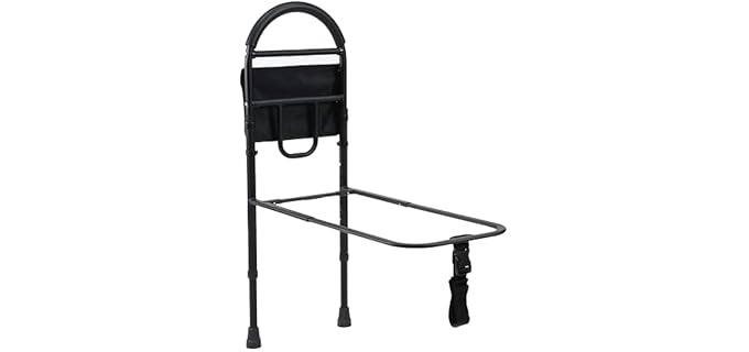 Vaunn ASTM Safety Approved Bed Rail: Adjustable Safety Assist Rail for Elderly, Adults, Seniors - Guard Rail for Single, Twin, Full, Queen and King Beds