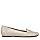 Vionic Women's Hayes Skimmers Ballet Flat, Parchment Beige Leather, 7.5