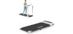 Yagud Under Desk Treadmill, Walking Pad for Home and Office, 2.5 HP Portable Walking Jogging Running Machine with Remote Control and LED Display, Silver
