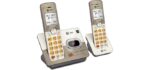 AT&T EL52213 2-Handset Cordless Phone with Answering System & Extra-large Backlit Keys