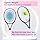 Adult 2 Player Tennis Racket Perfect for Beginner and Professional Players, 27” Speed Tennis Racquet Include Tennis Balls, Overgrips, Tennis Bag, Vibration Dampe, Cover