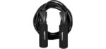 Amazon Basics Jump Rope, 118 Inches, Black