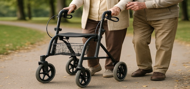 Best Rollator Walkers for Seniors Featured Image