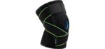 Bodyprox Knee Brace with Side Stabilizers & Patella Gel Pads for Knee Support