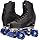 CHICAGO Skates Premium Black Quad Roller Skates for Boys and Men Beginners Classic Adjustable High-Top Design for Indoor or Outdoor Skates and Roller Derby