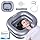 Cehim Inflatable Shampoo Basin - Portable Shampoo Bowl, Hair Washing Basin for Bedridden, Disabled,Injured, Hair Wash Tub for Dreadlocks and at Home Sink Washing (Silver)