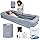Circa Air Portable Bath Tubs Adults - Inflatable Bathtub with Bedside Shower Bag & Electric Pump, Full Body Washing in Bed, Bed Bath Supplies, Portable Shower Bed, Blow Up Tub, Hair Shampoo Basin