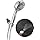 Delta Faucet ProClean Chrome Shower Head with Handheld, Showerhead with High Pressure Spray, Handheld Shower Head, 6 Spray Settings, Chrome 75740