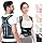 Fit Geno Back Brace Posture Corrector for Women and Men, Shoulder Straightener, Adjustable Full Back Support, Upper and Lower Back Pain Relief - Scoliosis, Hunchback, Hump, Thoracic, Spine Corrector