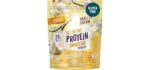 FlavCity Grass Fed Whey Protein Powder - Vanilla Smoothie - 25g Protein & 10g Collagen - Made with Real Vanilla Bean & Organic Coconut Milk - Gluten Free & No Added Sugars (20 Servings)