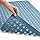 GORILLA GRIP Patented Bath Tub Shower Mat, Machine Washable Bathtub Floor Liner Mats, Suction Cups and Drain Holes to Keep Tubs Clean, Soft on Feet, Bathroom Essentials, 35x16 Inch, Sky Blue Opaque