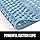GORILLA GRIP Patented Bath Tub Shower Mat, Machine Washable Bathtub Floor Liner Mats, Suction Cups and Drain Holes to Keep Tubs Clean, Soft on Feet, Bathroom Essentials, 35x16 Inch, Sky Blue Opaque