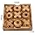 Glintoper Tic Tac Toe & 4 in a Row Table Games Set - Rustic Decor Wood Strategy Board Games for Families