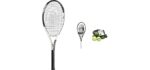 HEAD Geo Speed Adult Tennis Racket - Pre-Strung Head Light Balance 27.5 Inch Racquet & Ti. Conquest Tennis Racket - Pre-Strung Light Balance 27 Inch Racquet - 4 1/4 in Grip