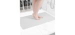 Hargiis Non-Slip Bathtub Mat, Anti Slip Shower Mat, Fast Drying Bathtub Mats, Foot Scrubber Mat, Anti Slip Mat for Tub, Floor, Bathroom, Kitchen, Home, Hotel (White 40