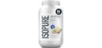 Isopure Zero Carb 100% Pure Whey Isolate Protein Powder, Lactose Free, Gluten Free, With Vitamins, Creamy Vanilla, 25g Protein Per Serving, 3 Lbs, 44 Servings (Packaging May Vary)