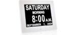 JALL 【New 2024】 Digital Calendar Alarm Day Clock - with 8