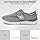 JOINFREE Walking Shoes for Women & Men, Wide Toe Box Diabetic Shoes With Adjustable Upper, Non Slip Casual Sneakers Comfortable for Swollen Feet, Edema, Arthritis & Elderly Light Grey Women 10.5/Men 9