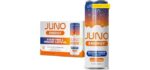 JUNO ENERGY Drink Unflavored Sparkling - Sugar Free Electrolytes, 125mg Organic Caffeine from Green Coffee Beans with Celtic Salt, Potassium & Calcium for Hydration & Energy - 12 Pack