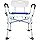KingPavonini Shower Chair for Inside Shower, 550LBs Heavy Duty Bath Chair with Arms, Medical Shower Seat, Bath Stool Safety Shower Bench with Reinforced Crossing Bar for Elderly, Adults, Disabled