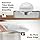 Kitchen Mama Auto Electric Can Opener: Safe, Easy with One Touch, Smooth Edge, Battery Operated, Cordless, Automatic Can Opener for Seniors with Arthritis, Hand Free Appliances, YES YOU CAN (White)
