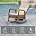 MAXXPRIME Outdoor Recliner Chair Set, Adjustable Patio Recliner with C Shaped Glass Top Side Table, Wicker Reclining Lounge Chairs, Rocking Chairs with Removable Cushions for Pool,Deck(Beige)