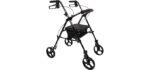 ProBasics Aluminum Height Adjustable Rollator - 8