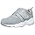 Propét Men's Stability X Strap Closure Shoes Extra Cushion Removable Insoles, Grey, 12 X-Wide