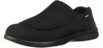 Propét Mens Cush Foot Walking Shoes, Black, 11 XX-Wide US