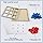 Seenelling Jumbo Wooden Tic Tac Toe Game Dementia Activities for Alzheimers Seniors with Matching and Puzzle Templates XO Chess Board Game for Elderly Engaging Table Decor(Blue, Red)
