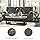 Signature Design by Ashley Tulen Modern Manual Pull Tab Reclining Sofa, Dark Gray