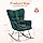 Sweetcrispy Rocking Chair Nursery, Teddy Upholstered Glider Rocker with High Backrest, Reading Chair Modern Rocking Accent Chairs Glider Chair for Nursery, Living Room, Bedroom